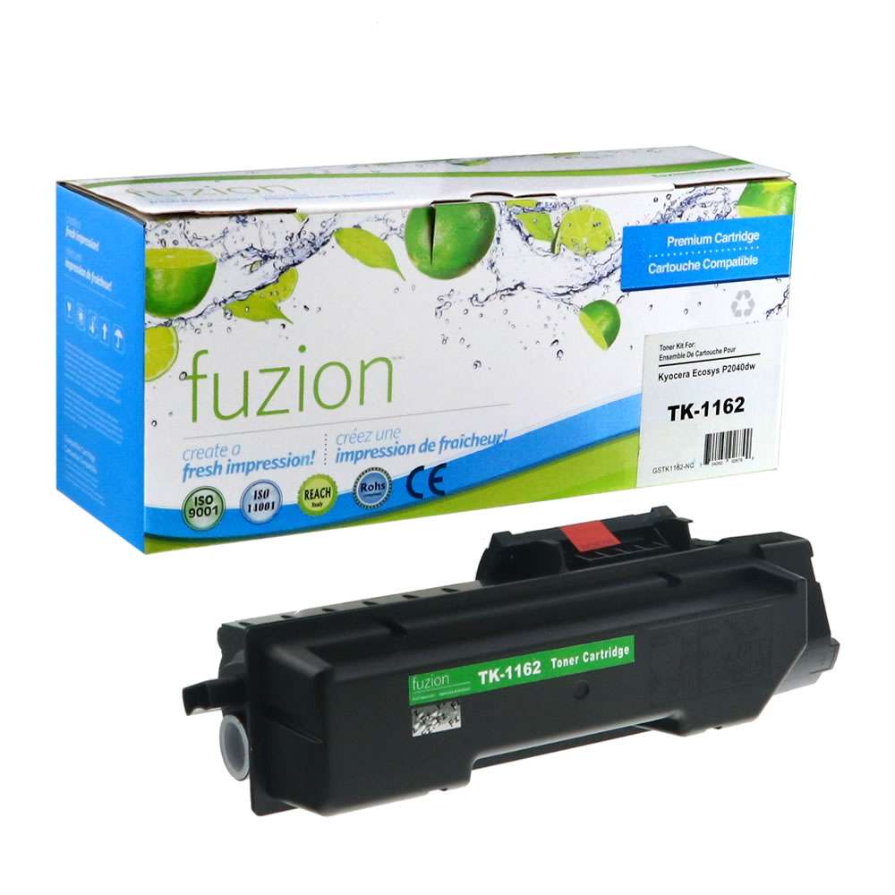 Kyocera Mita TK-1162 Compatible Toner Cartridge - Black - Fuzion