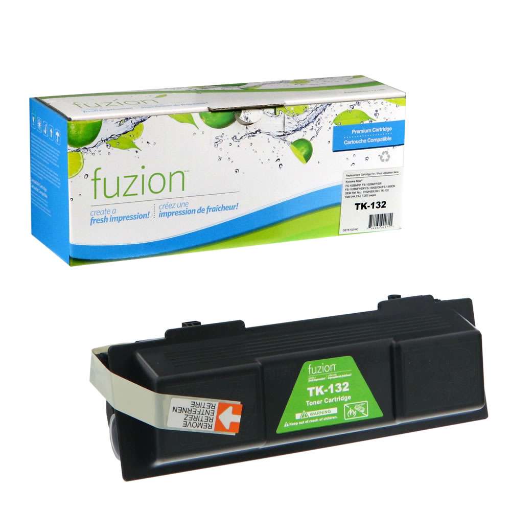 Kyocera Mita TK-132 Compatible Toner Cartridge - Black - Fuzion