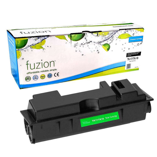 Kyocera Mita TK-17 TK-18 Compatible Toner Cartridge - Black - Fuzion