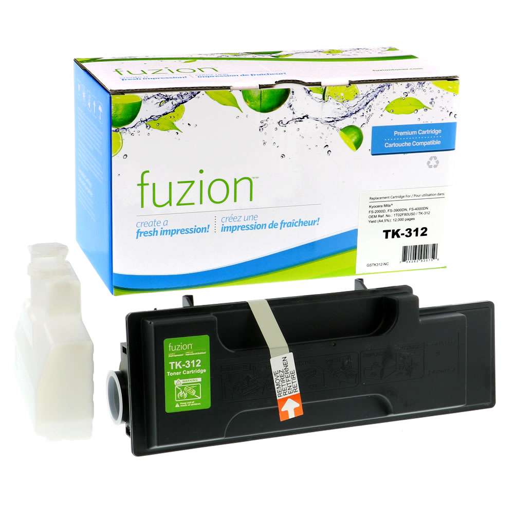 Kyocera Mita TK-312 Compatible Toner Cartridge - Black - Fuzion