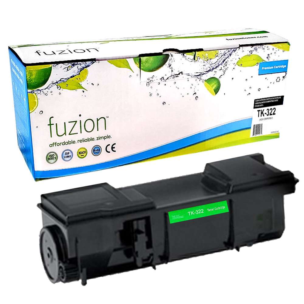 Kyocera Mita TK-322 Compatible Toner Cartridge - Black - Fuzion