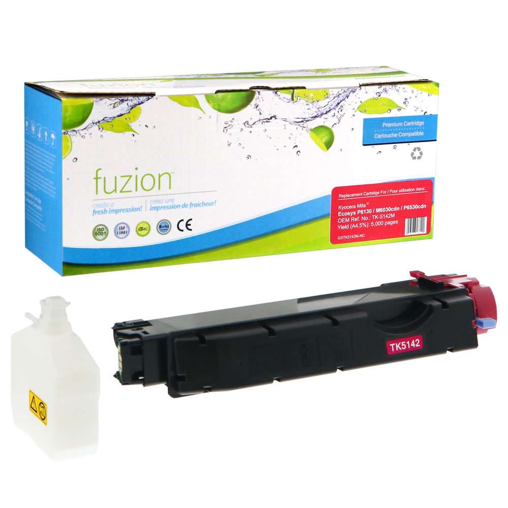 Kyocera Mita TK-5142M Compatible Toner Cartridge - Magenta - Fuzion