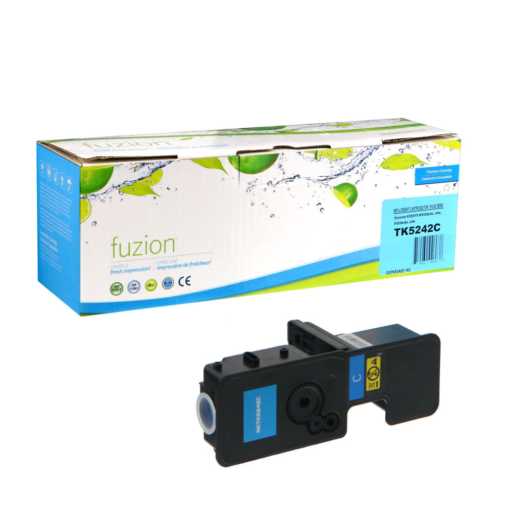 Kyocera Mita TK-5242C Compatible Toner Cartridge - Cyan - Fuzion