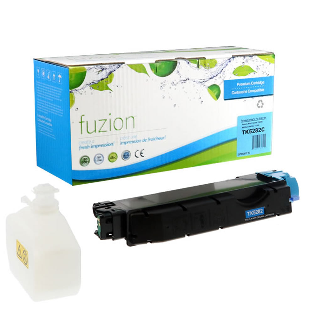Kyocera Mita TK-5282C Compatible Toner Cartridge - Cyan - Fuzion
