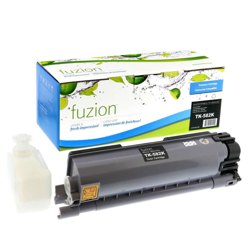 Kyocera Mita TK-582K Compatible Toner Cartridge - Black - Fuzion