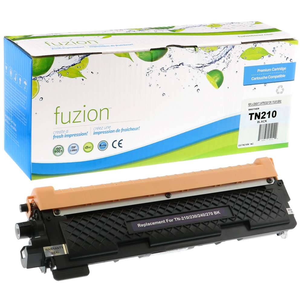 Brother TN210BK Compatible - Black Toner Cartridge - Fuzion