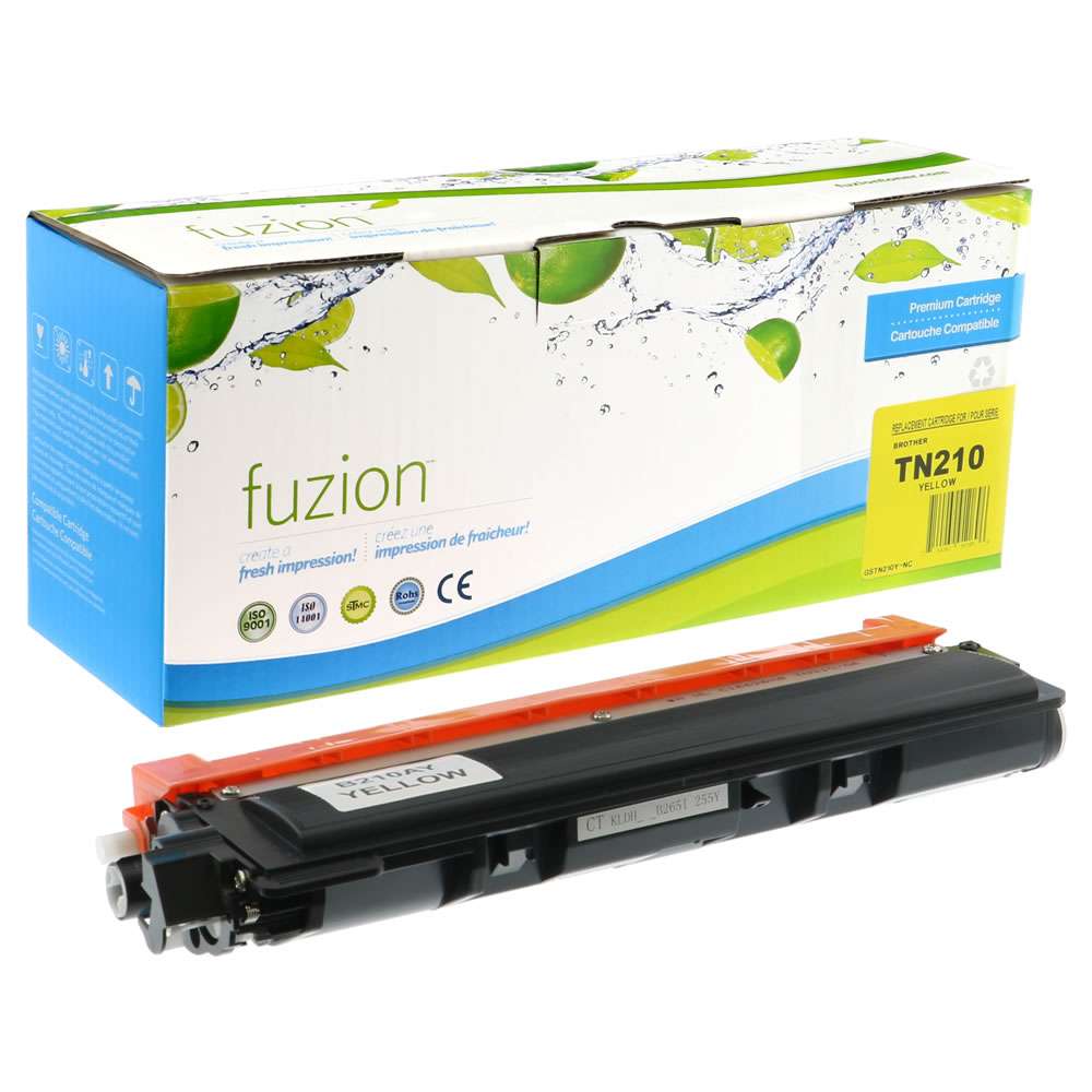 Brother TN210Y Compatible - Yellow Toner Cartridge - Fuzion
