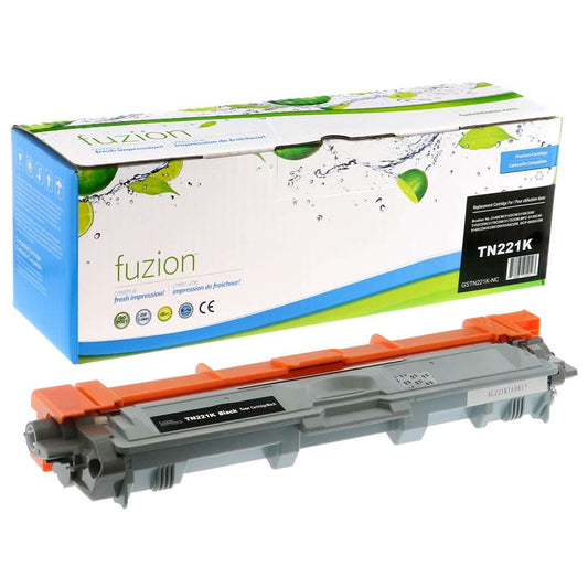 Brother TN221BK Compatible - Black Toner Cartridge - Fuzion