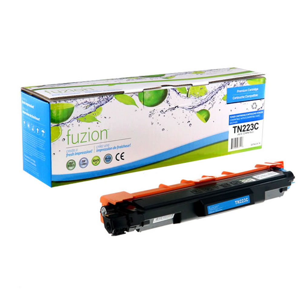 Brother TN223C Compatible - Cyan Toner Cartridge - Fuzion
