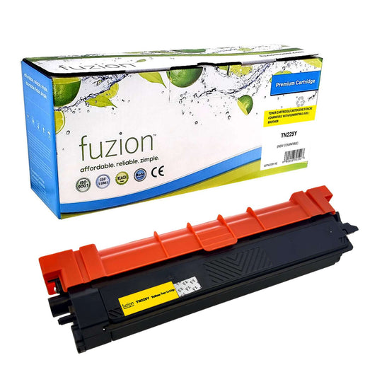 Brother TN229Y Compatible - Yellow Toner Cartridge - Fuzion