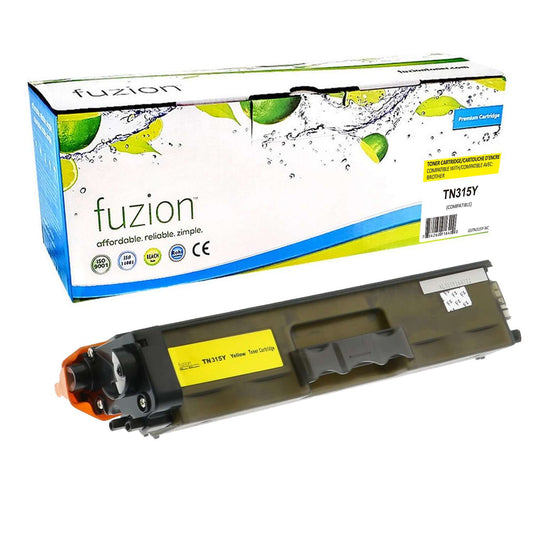 Brother TN315Y Compatible - Yellow Toner Cartridge - Fuzion