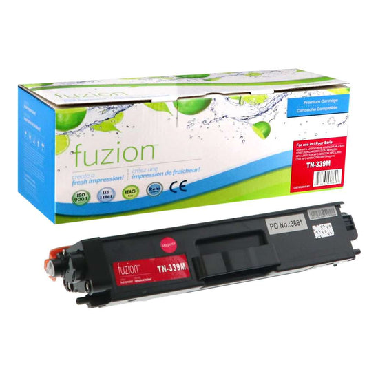 Brother TN339M Compatible High Yield - Magenta Toner Cartridge - Fuzion