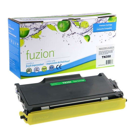 Brother TN350 Compatible - Black Toner Cartridge - Fuzion