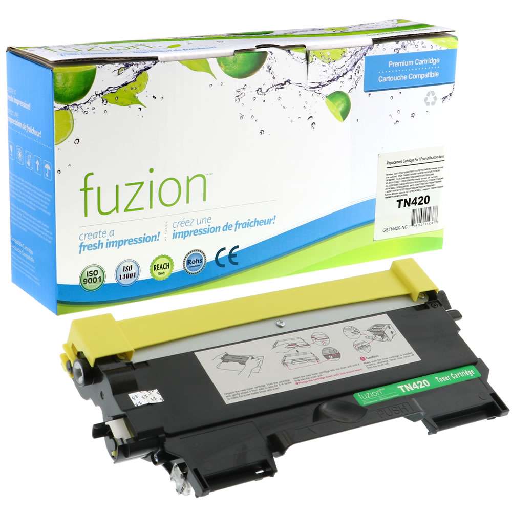 Brother TN420 Compatible - Black Toner Cartridge - Fuzion