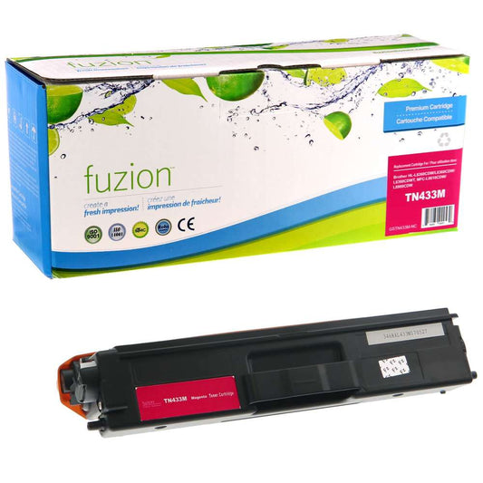 Brother TN433M Compatible - Magenta Toner Cartridge - Fuzion
