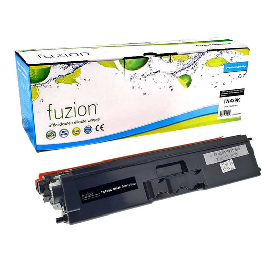 Brother TN439BK Compatible High Yield - Black Toner Cartridge - Fuzion