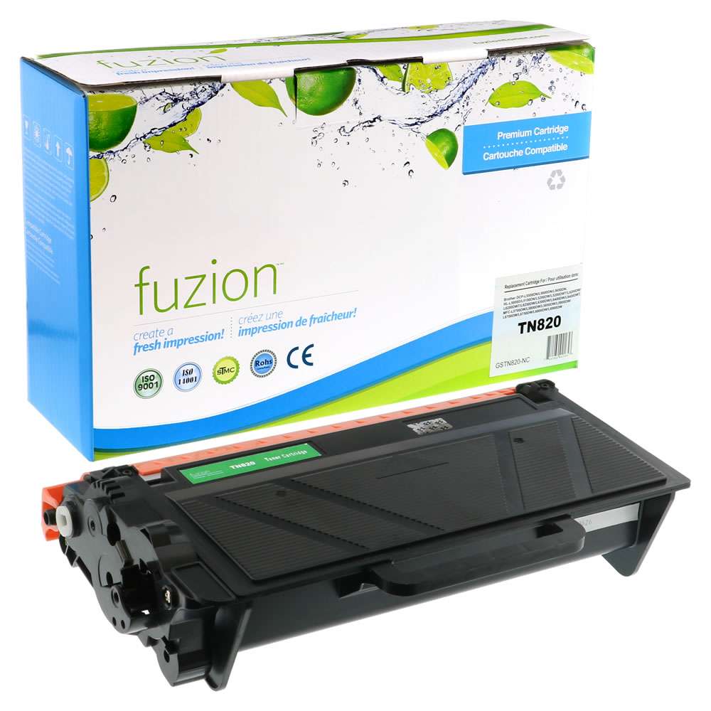 Brother TN820 Compatible - Black Toner Cartridge - Fuzion