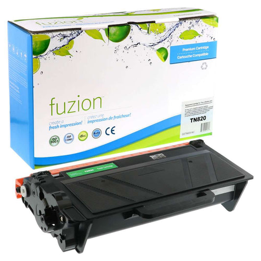 Brother TN820 Compatible - Black Toner Cartridge - Fuzion