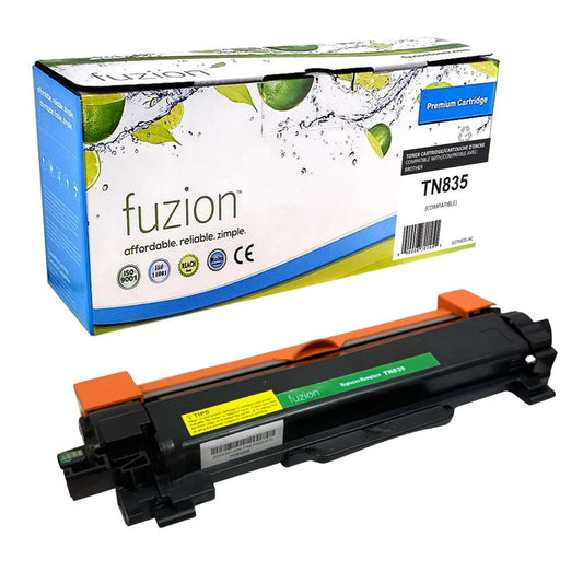 Brother TN835 Compatible Toner Super High Yield - Black - by Fuzion