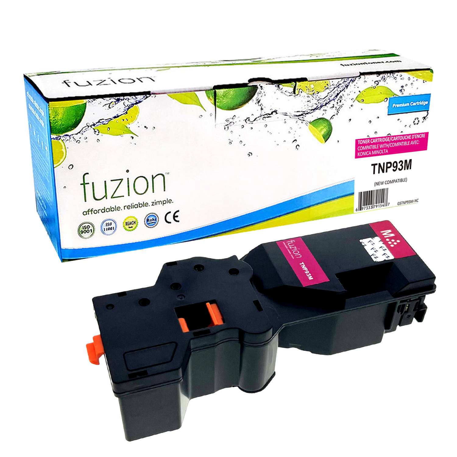 Konica MinoltaTNP93M Compatible Toner Cartridge - Magenta - Fuzion