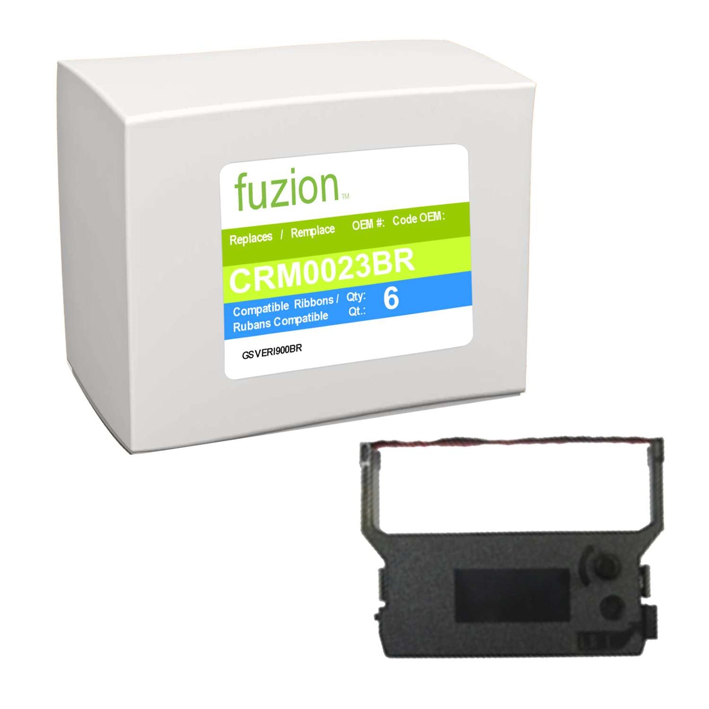 Verifone 900 Ribbon - Black/RED - Fuzion