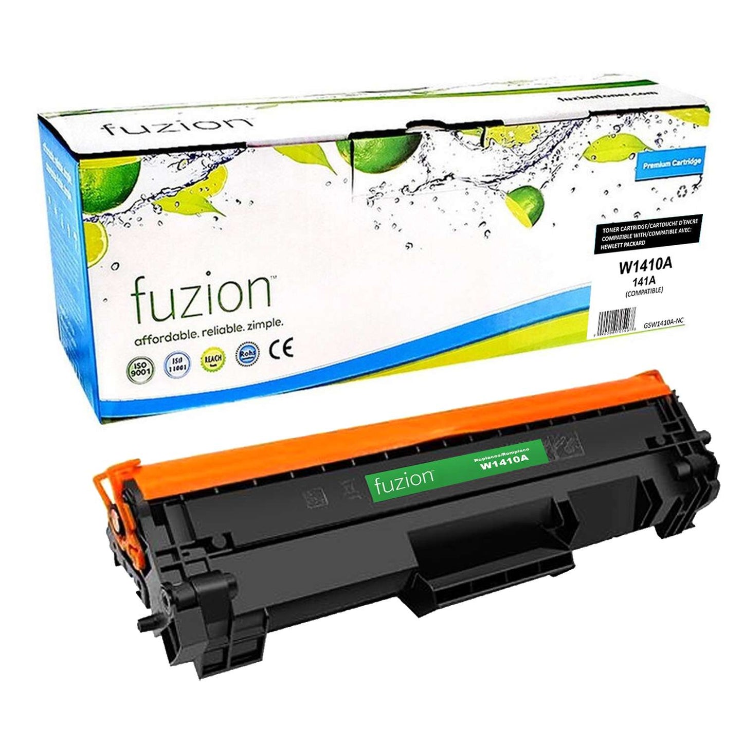 HP W1410A (141A) Compatible Toner Cartridge - Black - Fuzion