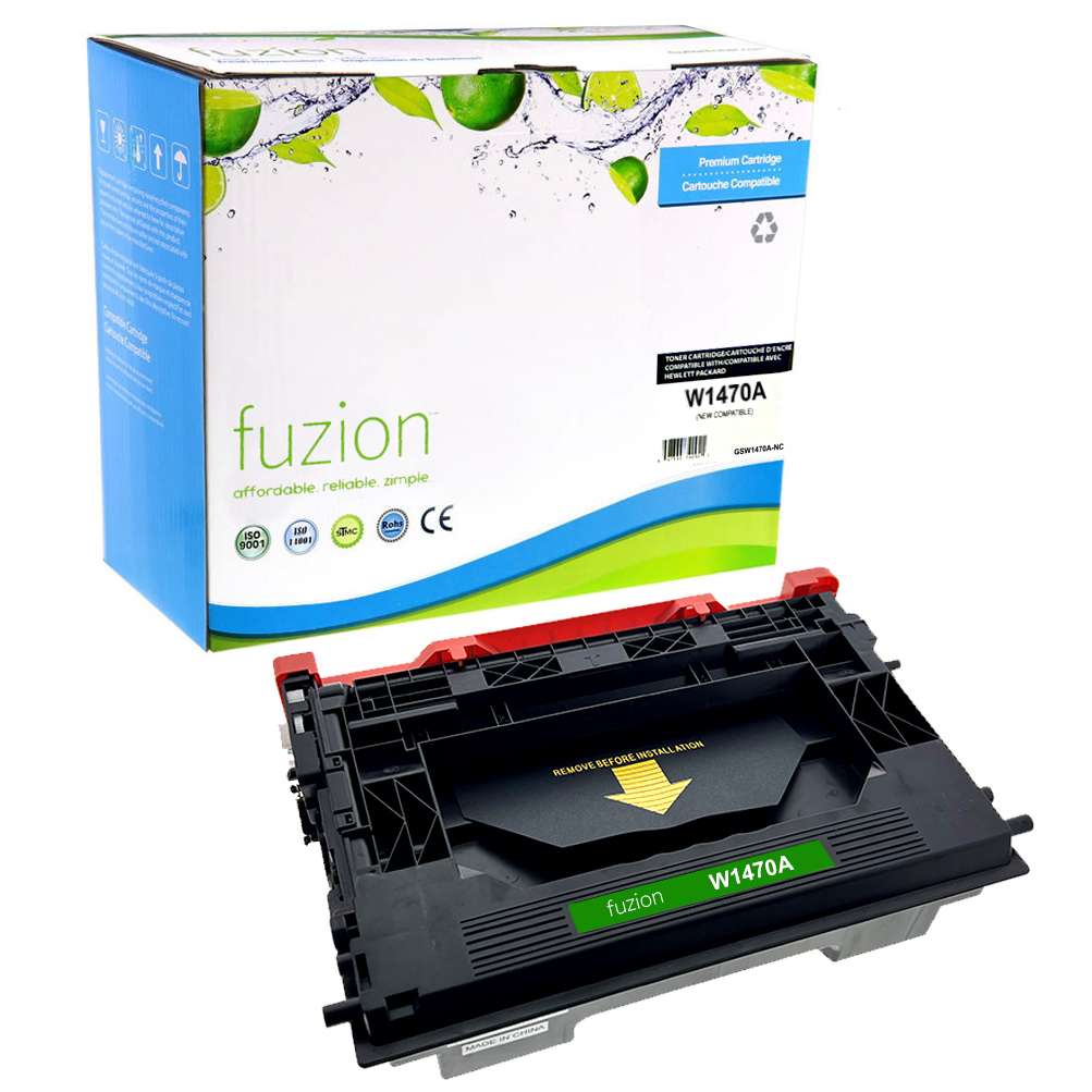 HP W1470A (147A) Compatible Toner Cartridge - Black - Fuzion