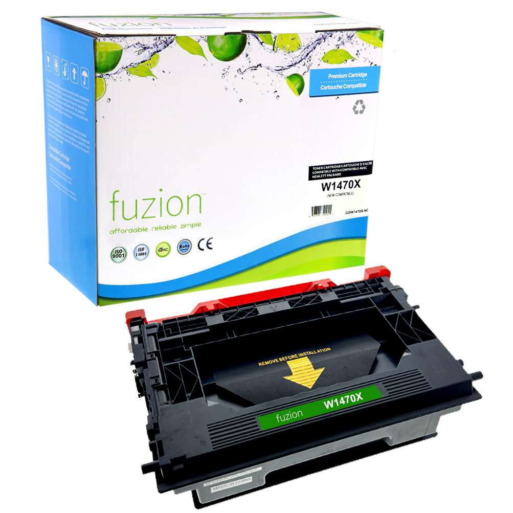 HP W1470X (147X) Compatible Toner Cartridge High Yield - Black - Fuzion