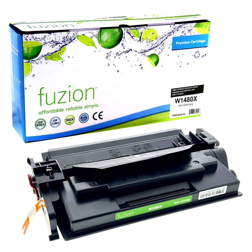 HP W1480X (148X) Compatible Toner Cartridge High Yield - Black - Fuzion