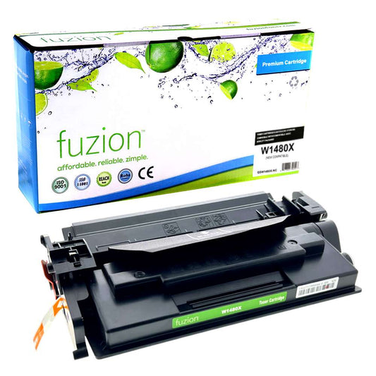 HP W1480X (148X) Compatible Toner Cartridge High Yield - Black - Fuzion