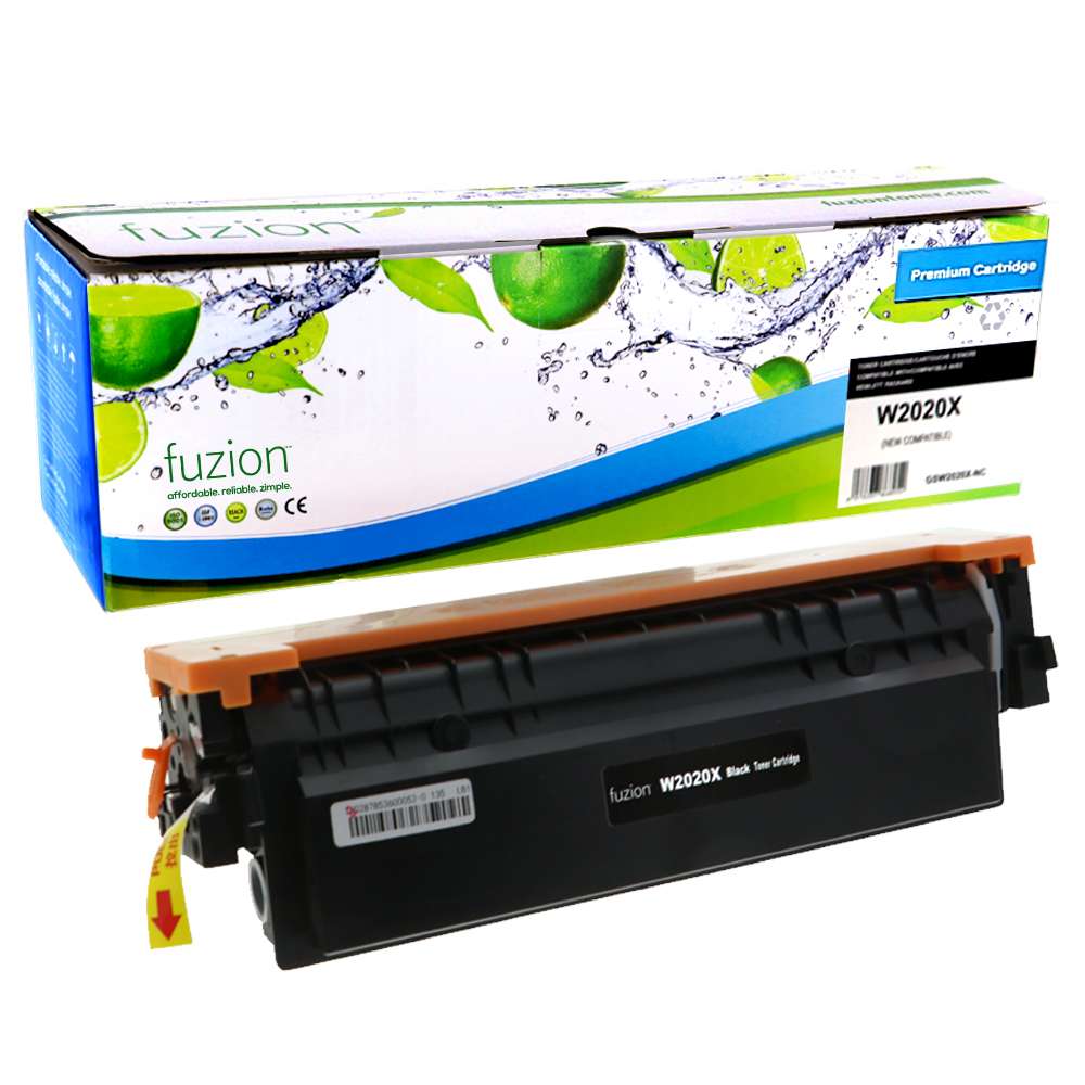 HP W2020X (414X) Compatible Toner Cartridge High Yield - Black - Fuzion