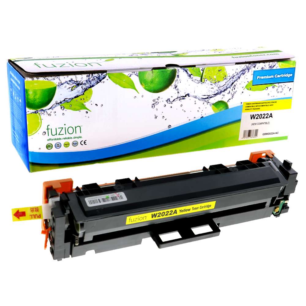 HP W2022A (414A) Compatible Toner Cartridge - Yellow - Fuzion