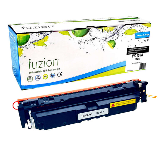 HP W2100A (210A) Compatible Toner Cartridge - Black - Fuzion