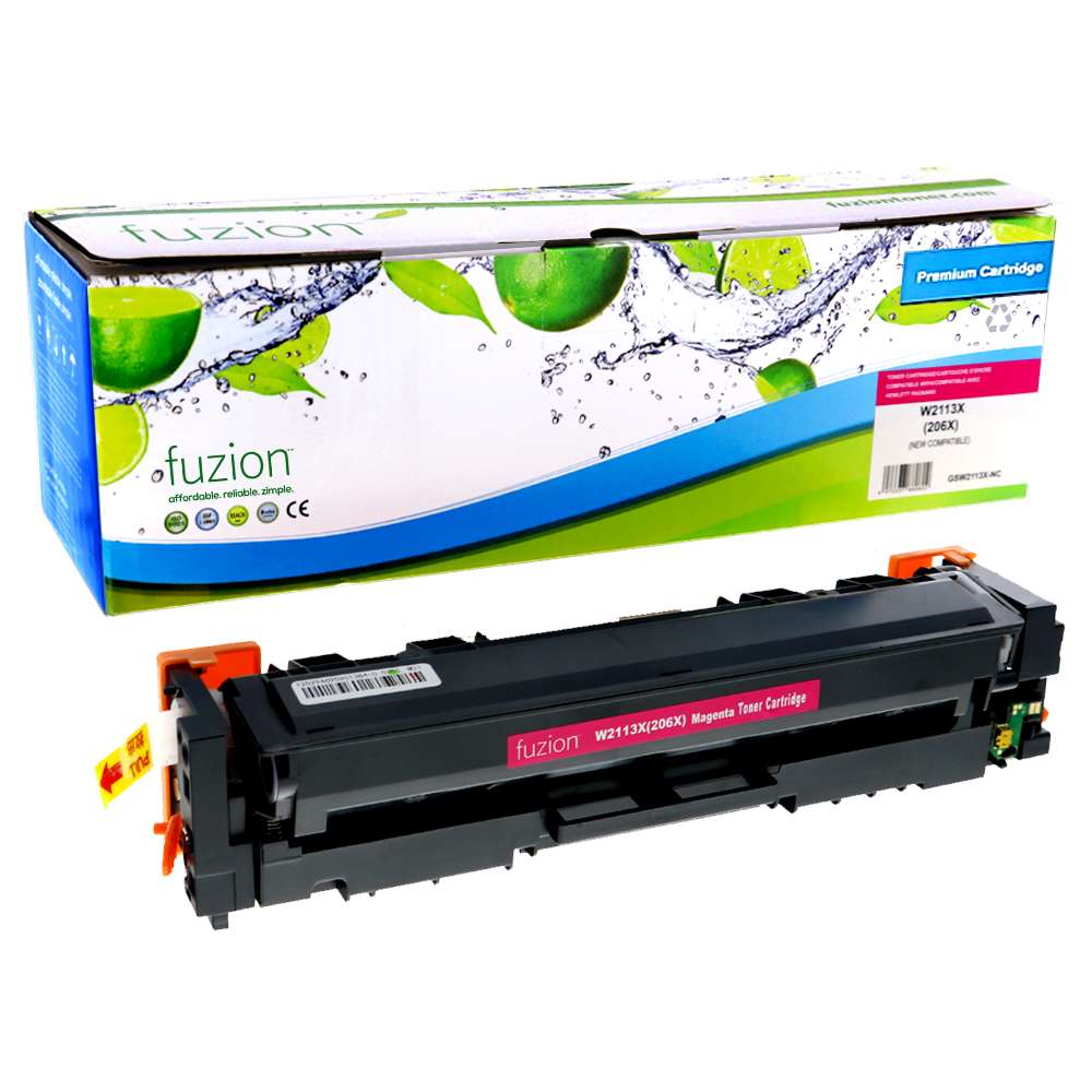 HP W2113X (206X) Compatible Toner Cartridge High Yield - Magenta - Fuzion