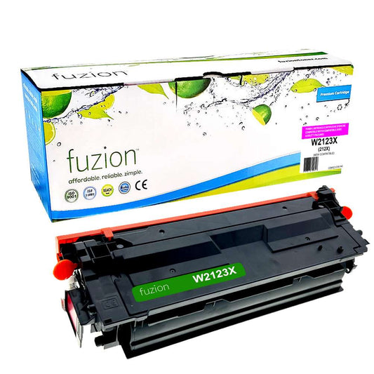 HP W2123X (212X) Compatible Toner Cartridge High Yield - Magenta - Fuzion