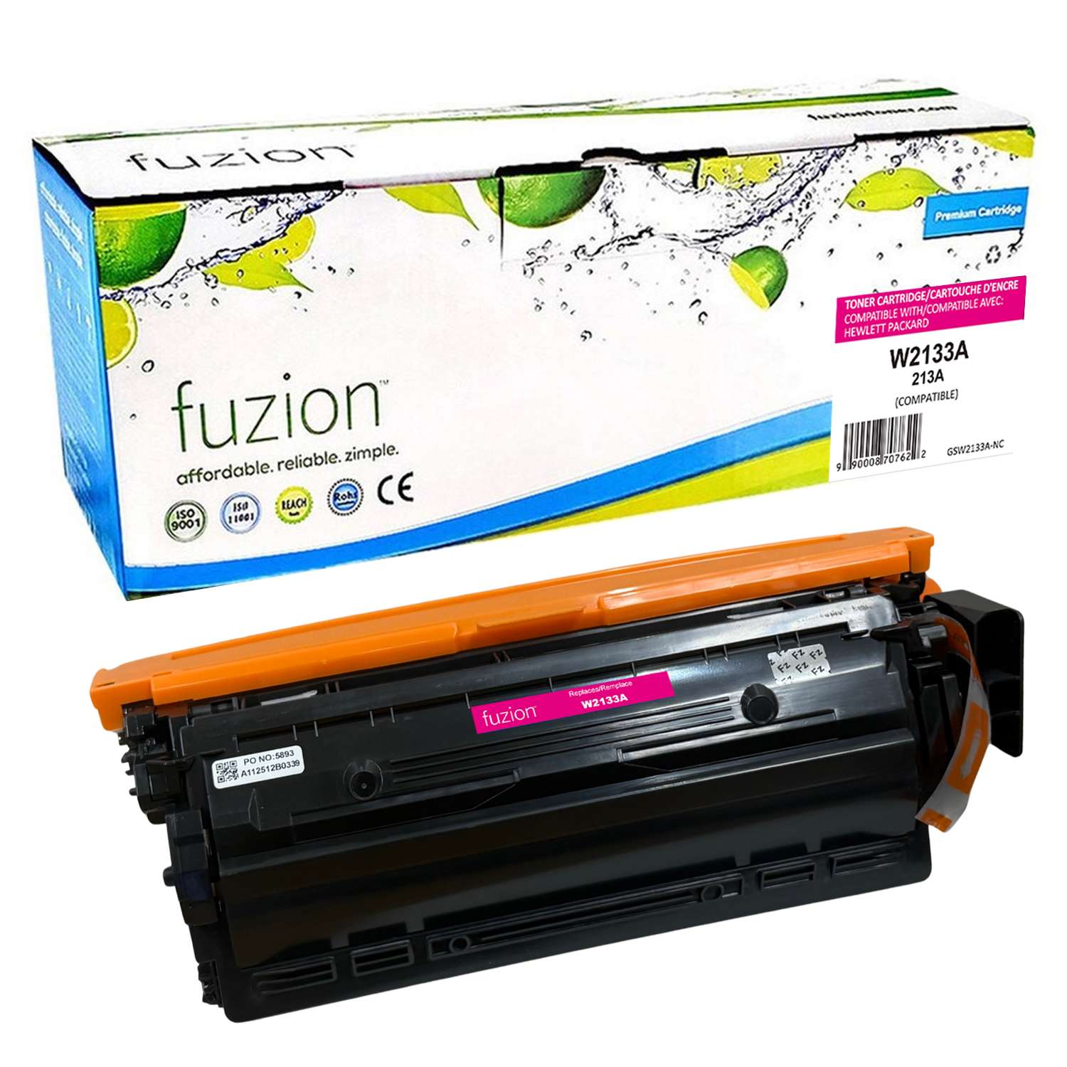 HP W2133A (213A) Compatible Toner - Magenta - by Fuzion
