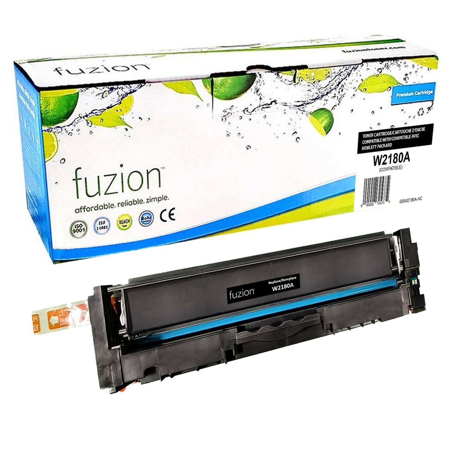 HP W2180A (218A) Compatible Standard Yield Toner Cartridge - Black - Fuzion