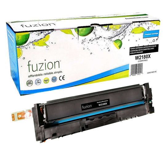 HP W2180X (218X) Compatible High Yield Toner Cartridge - Black - Fuzion