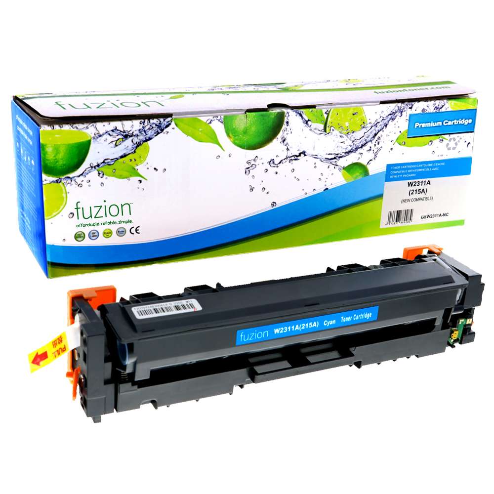 HP W2311A (215A) Compatible Toner Cartridge - Cyan - Fuzion