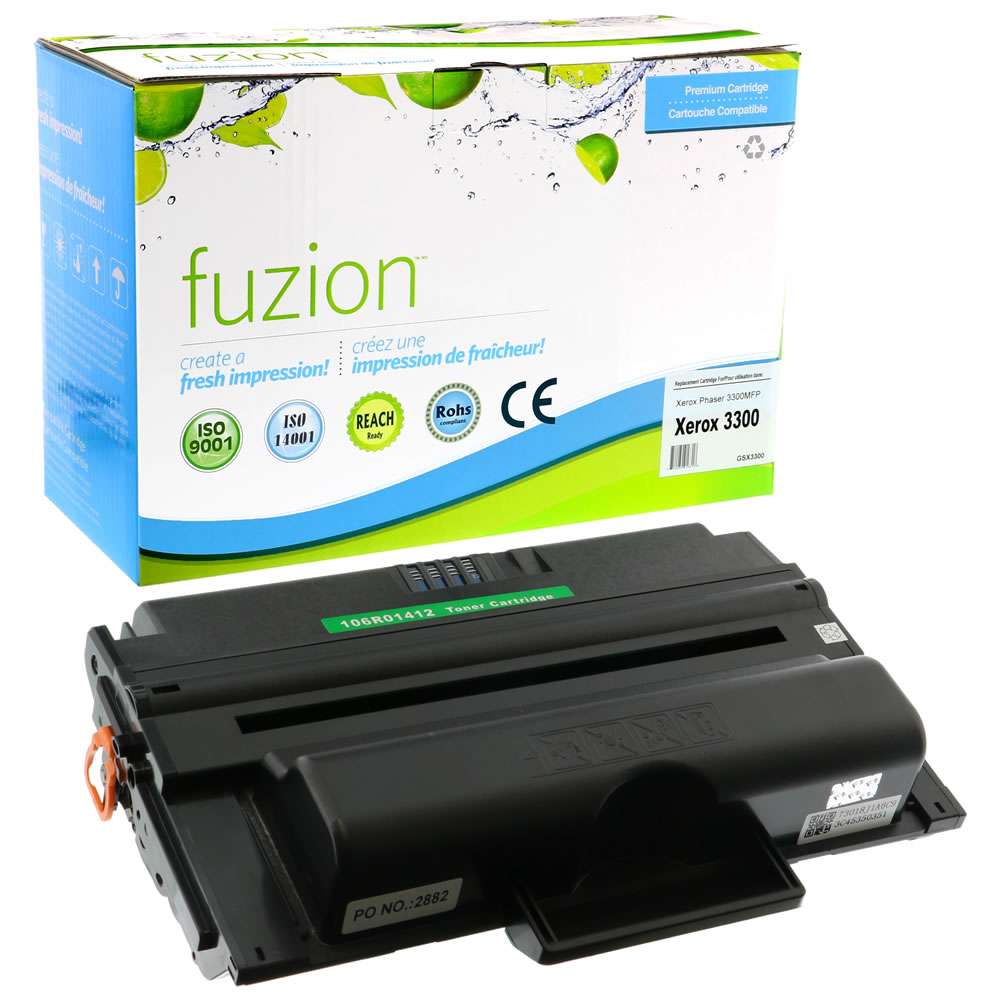 Xerox 106R01412 Remanufactured Toner Cartridge - Black - Fuzion