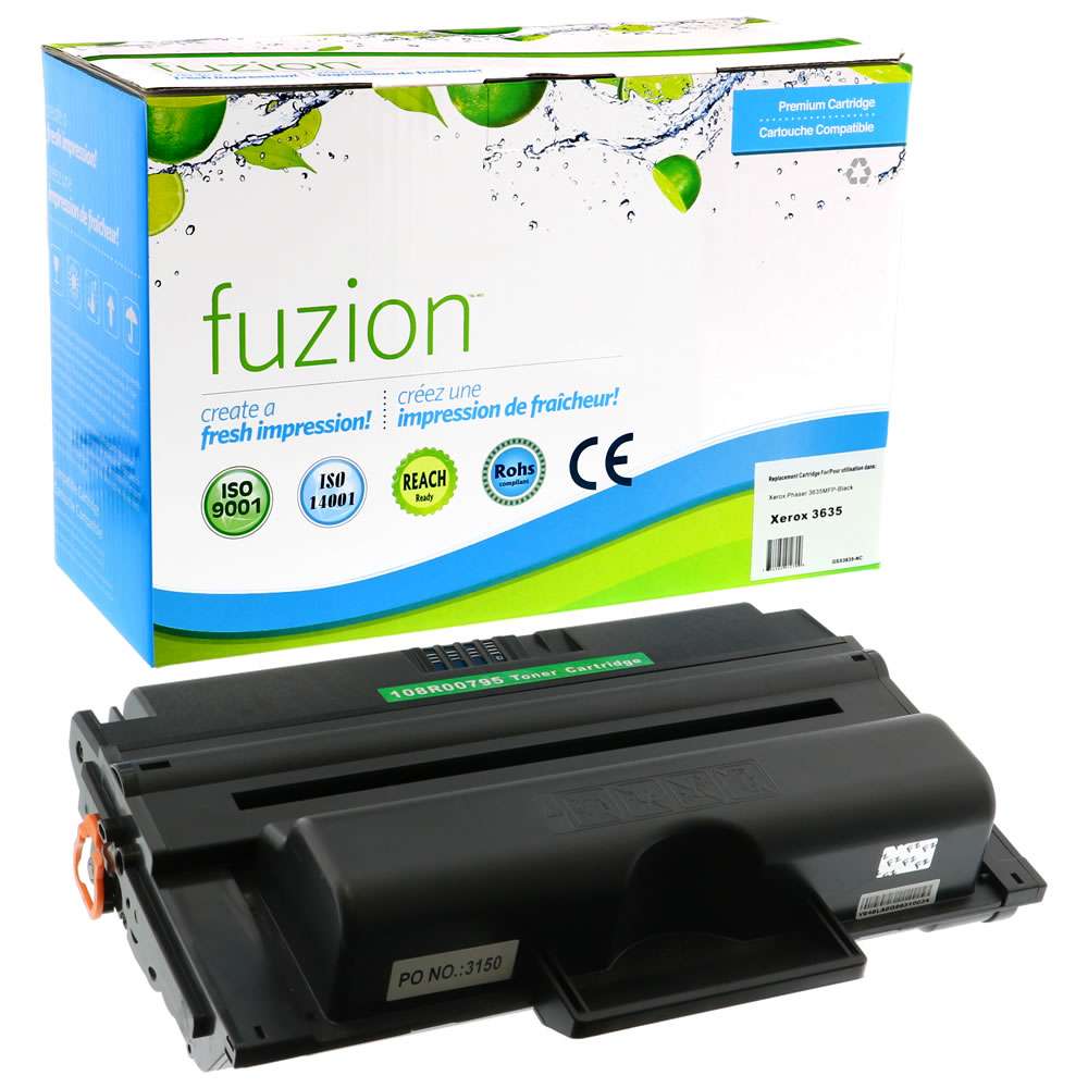 Xerox 108R00795 Compatible Toner Cartridge - Black - Fuzion
