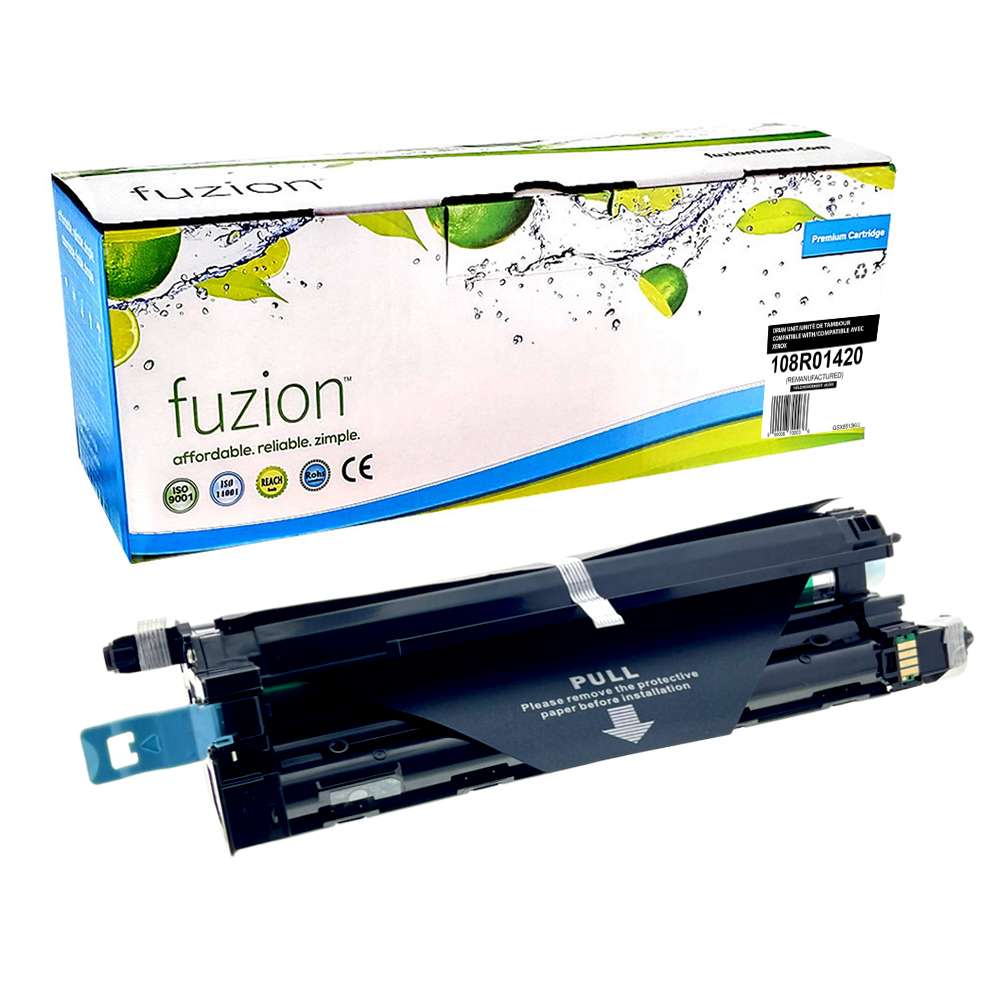 Xerox 108R01420 Remanufactured Imaging Unit - Black - Fuzion