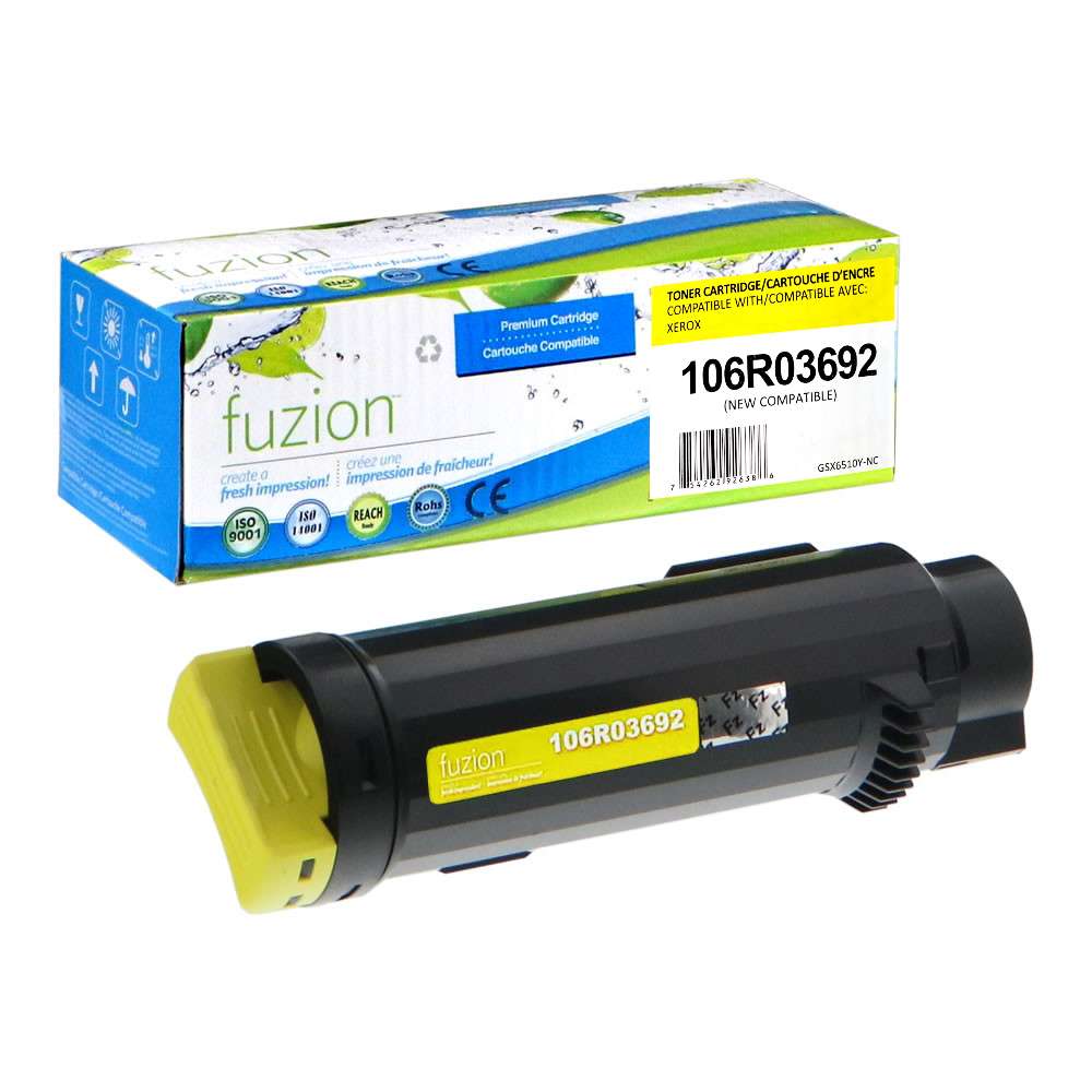 Xerox 106R03692 Compatible Toner Cartridge - Yellow - Fuzion