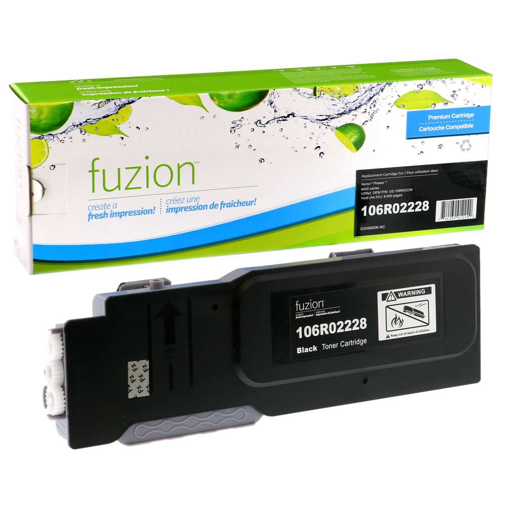 Xerox 106R02228 Compatible Toner Cartridge - Black - Fuzion