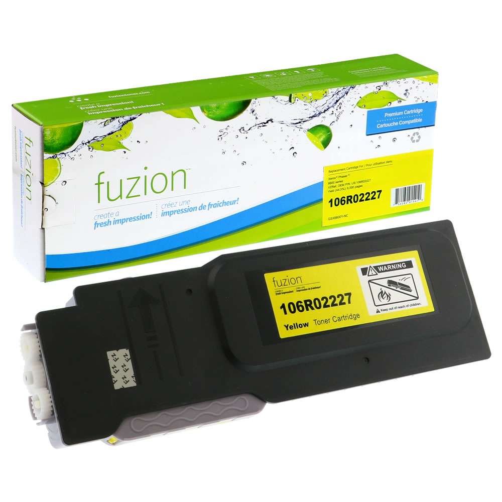 Xerox 106R02227 Compatible Toner Cartridge - Yellow - Fuzion