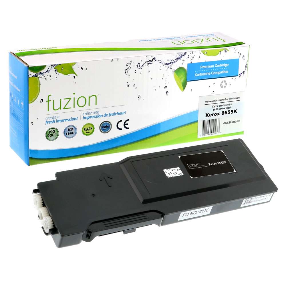 Xerox 106R02747 Compatible Toner Cartridge - Black - Fuzion