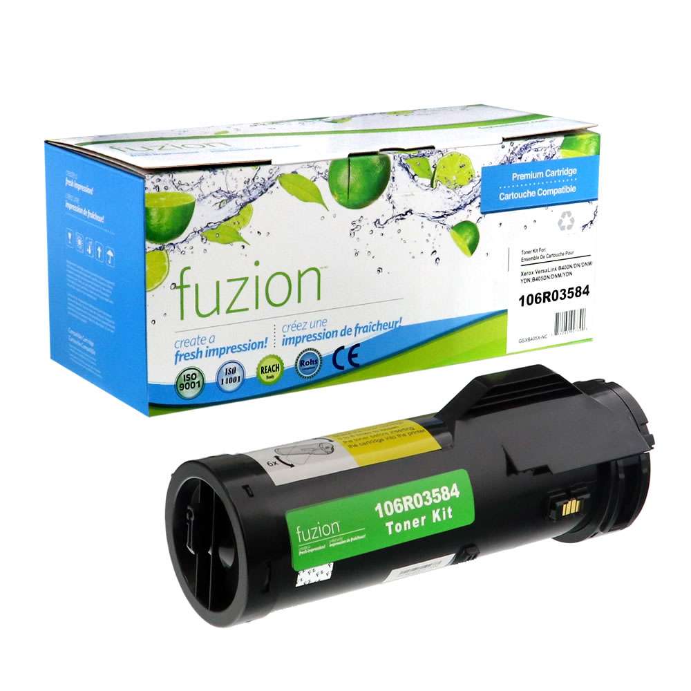 Xerox 106R03584 Compatible Toner Cartridge High Yield - Black - Fuzion