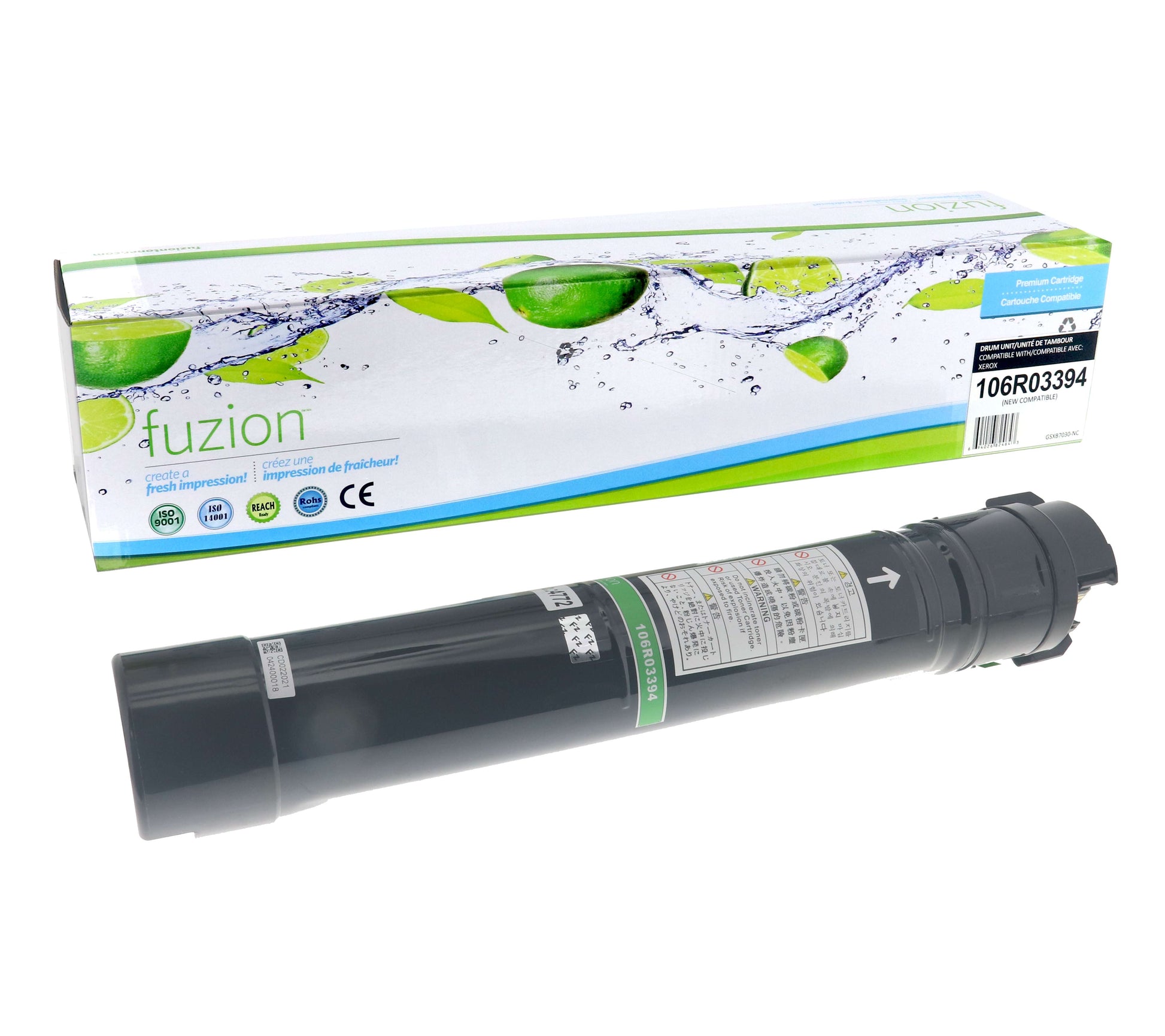 Xerox 106R03394 Compatible Toner Cartridge - Black - Fuzion