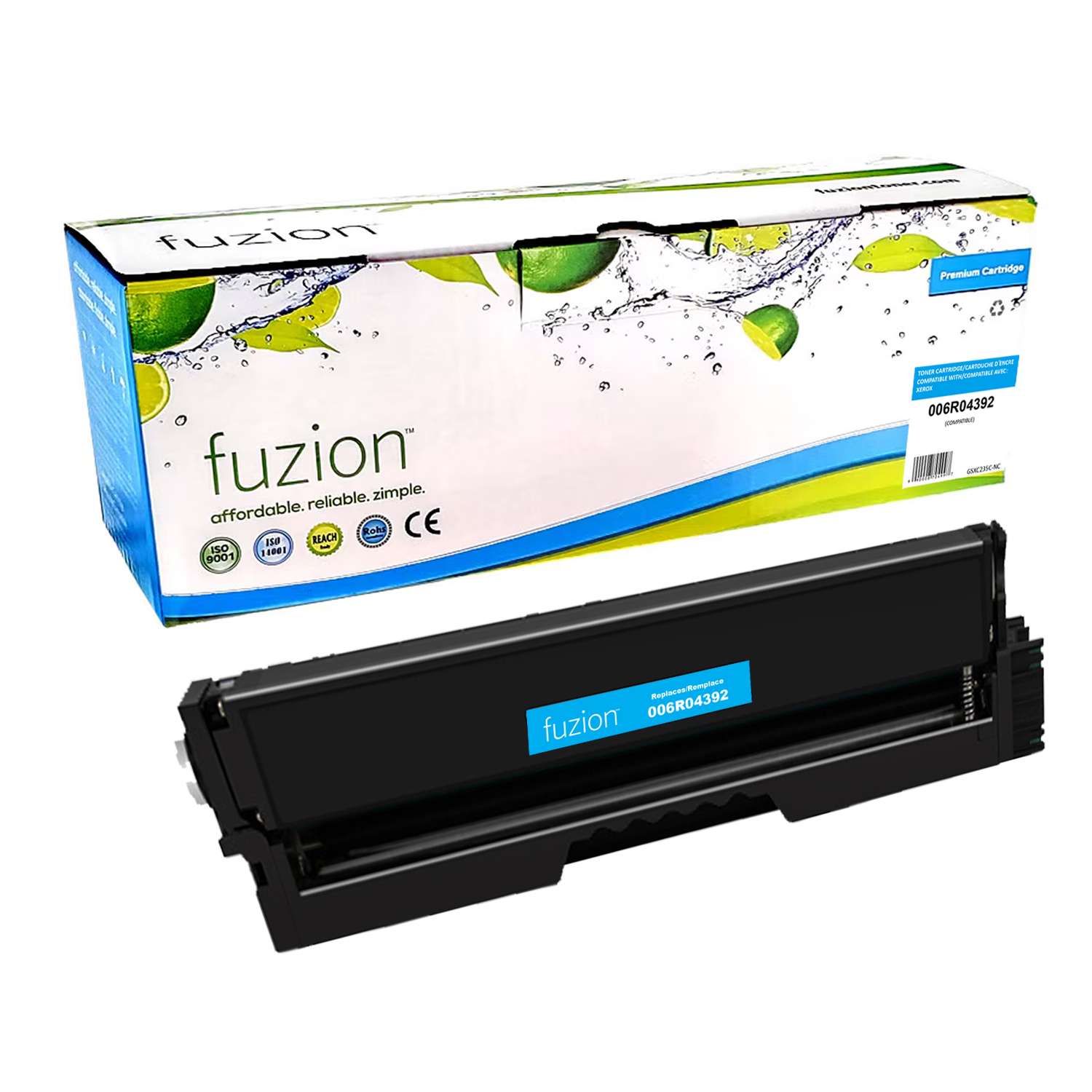 Xerox 006R04392 Compatible Toner Cartridge - Cyan - Fuzion