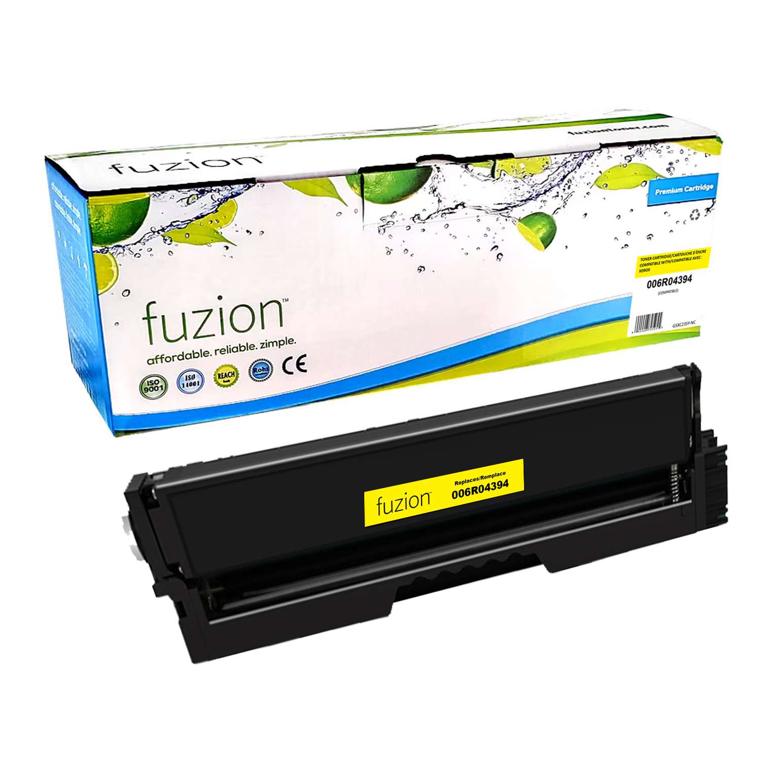 Xerox 006R04394 Compatible Toner Cartridge - Yellow - Fuzion